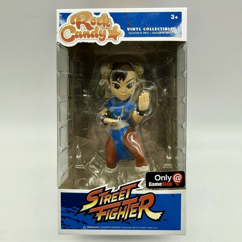 Funko Rock Candy Street Fighter Game Stop Exclusive Chun Li Blue - NEW -